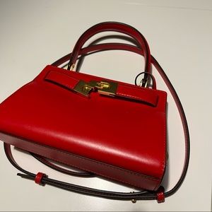 Tory Burch Lee mini bag red